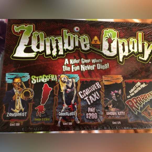NEW/ ZOMBIE 🧟♂️🧟♀️ 🩸OPOLY Board Game - Picture 5 of 5
